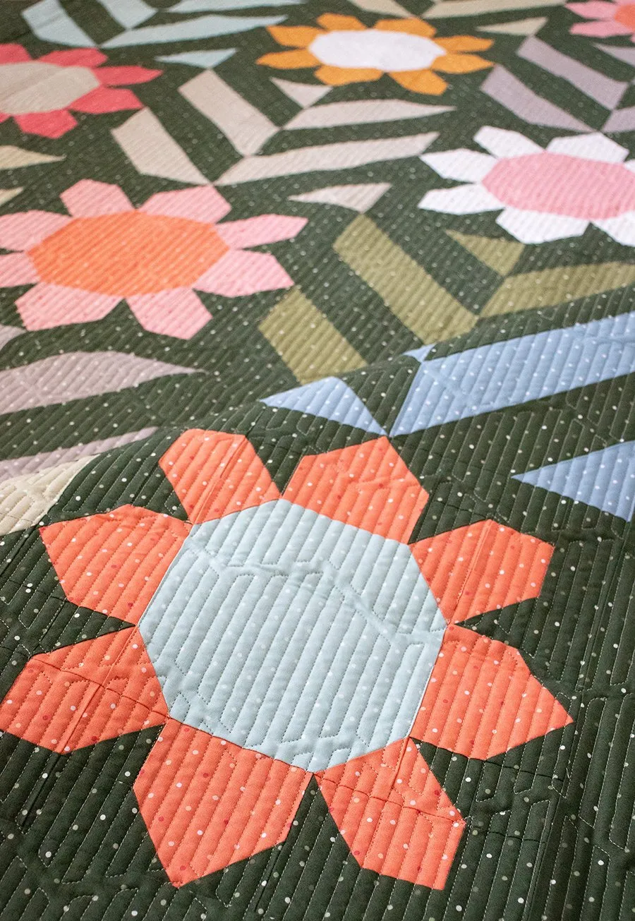 Spring Fling quilt kit featuring Magic Dot fabric by Lella Boutique