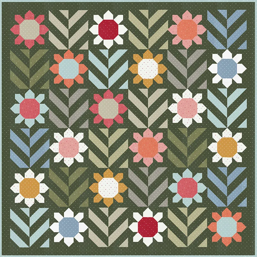Spring Fling quilt kit featuring Magic Dot fabric by Lella Boutique