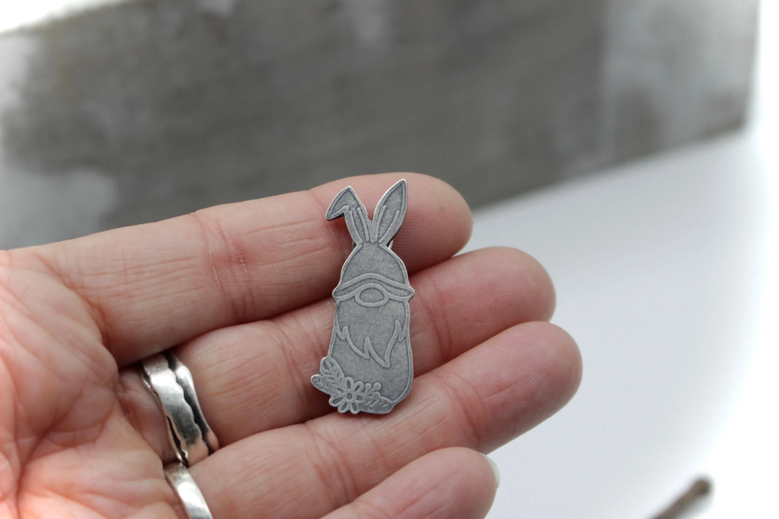 Spring Gnome Pin