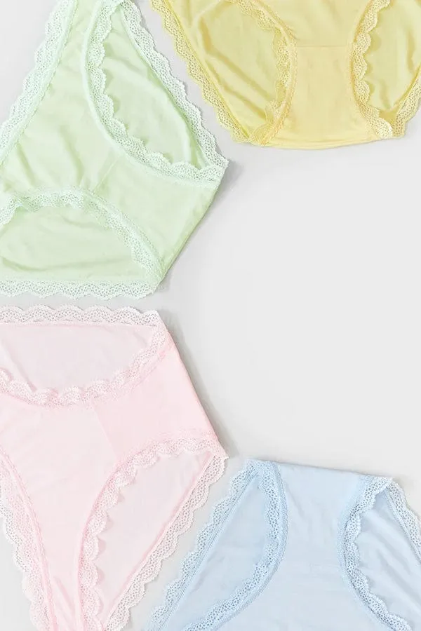 Spring Pastels Knicker Four Pack- Spring