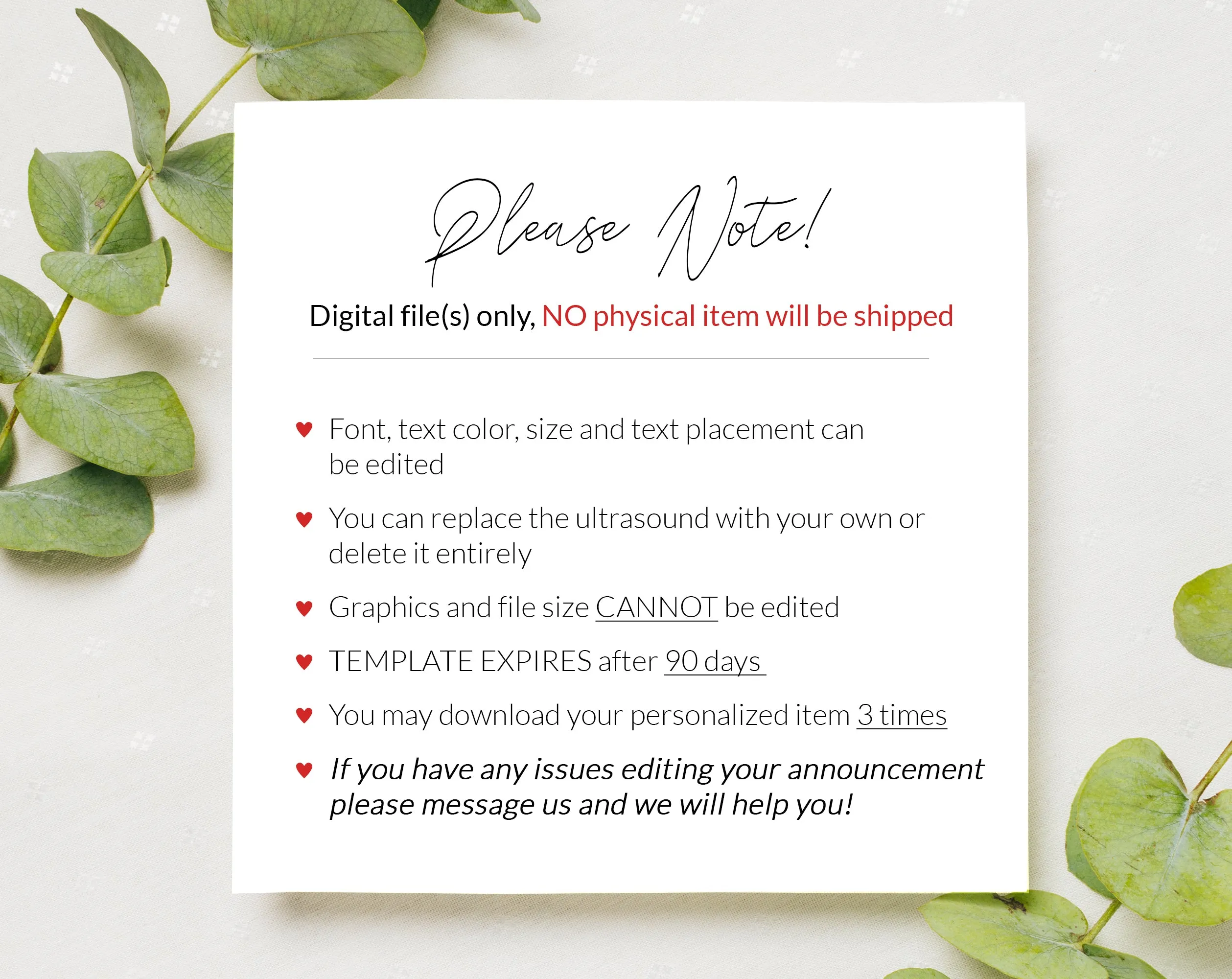 Spring Pregnancy Announcement - Spring Flowers And Heart Board Digital