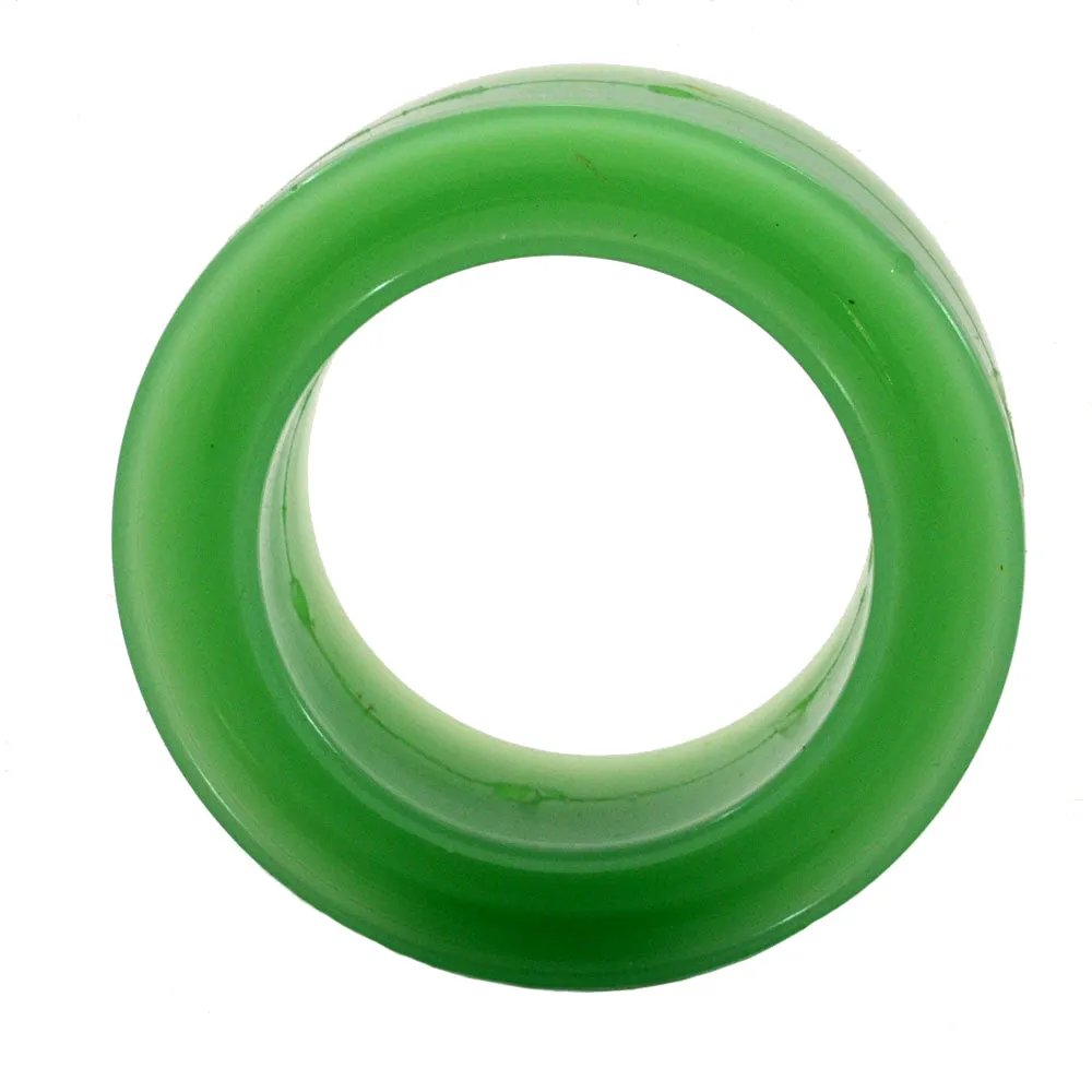 Spring Rubber,  2-1/2 in Barrel Spring, 1 in Height, Rubber
