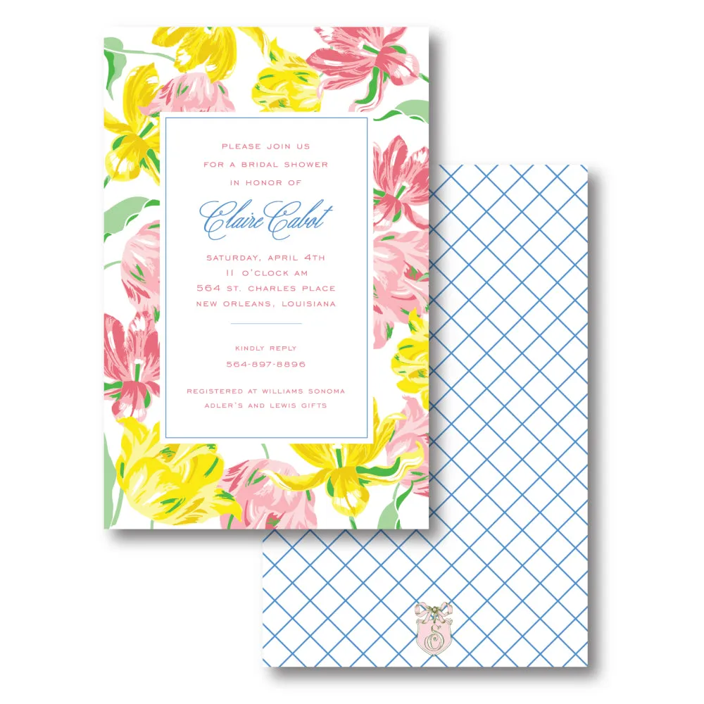 Spring Tulips Invitation