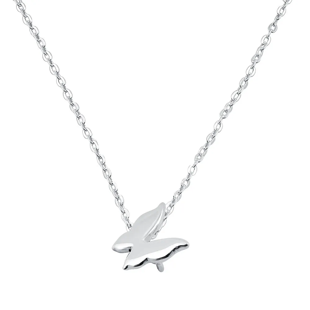 Sterling Silver Butterfly Necklace