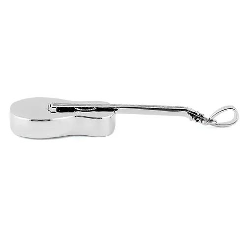 Sterling Silver Guitar Pendant