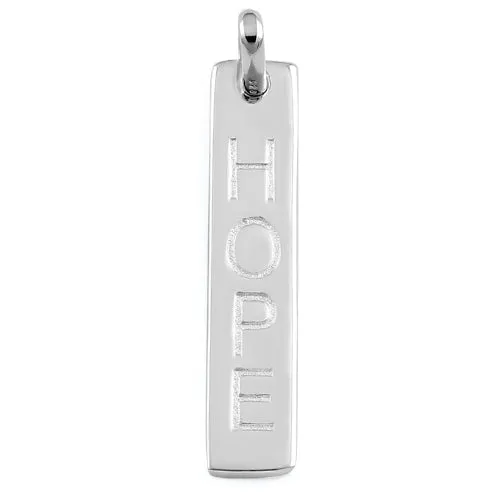Sterling Silver Hope Pendant