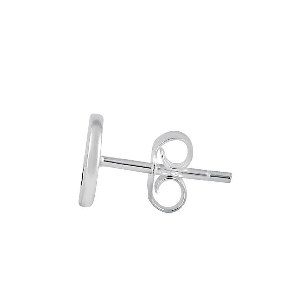 Sterling Silver Paw Stud Earrings