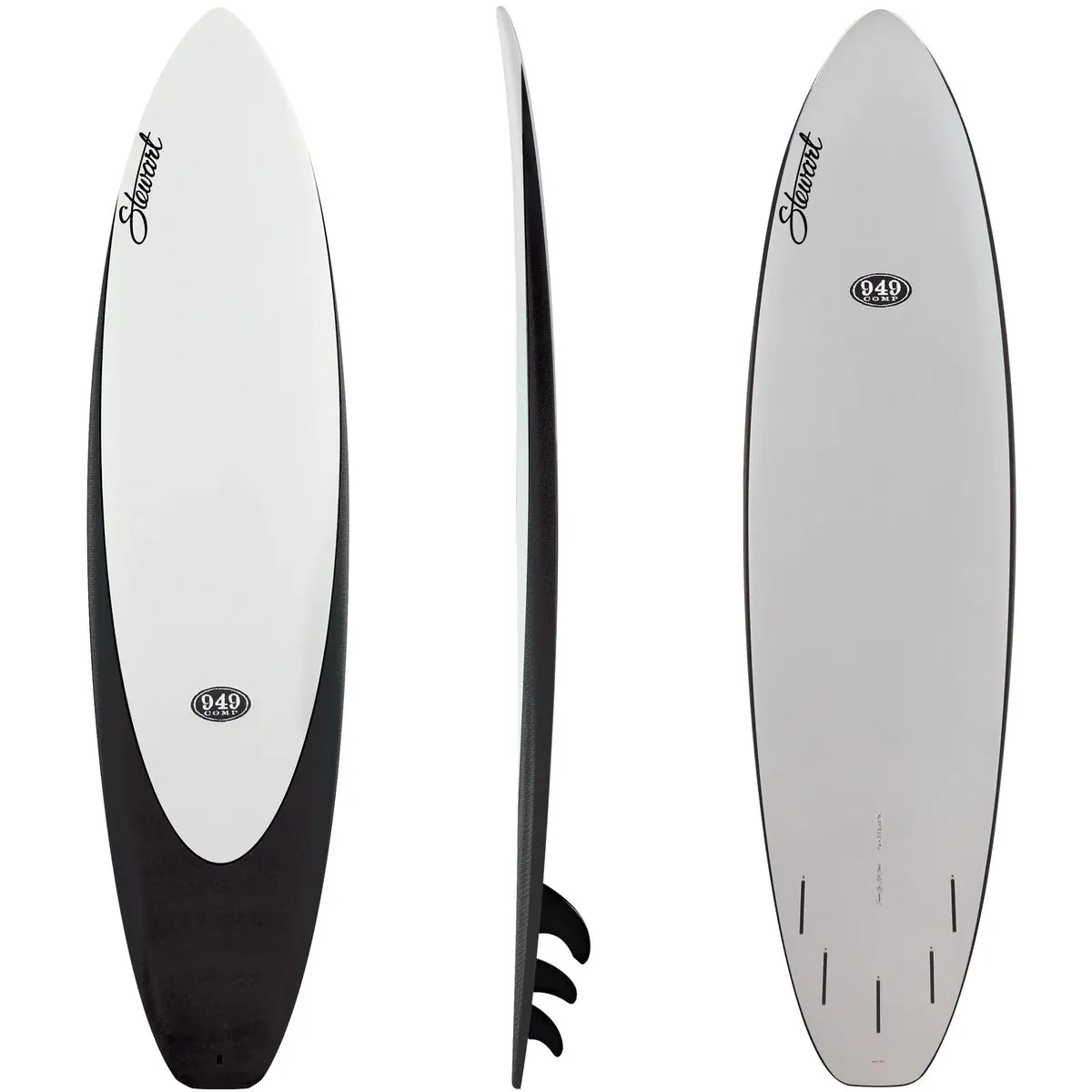 Stewart 7'6 Hydrocush 949-COMP (White/Blk)