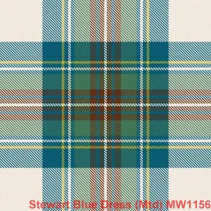 Stewart Dress Blue Muted