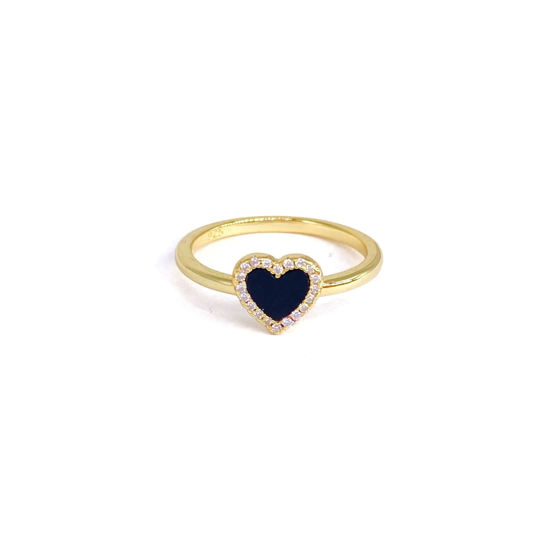 Stone Heart Ring