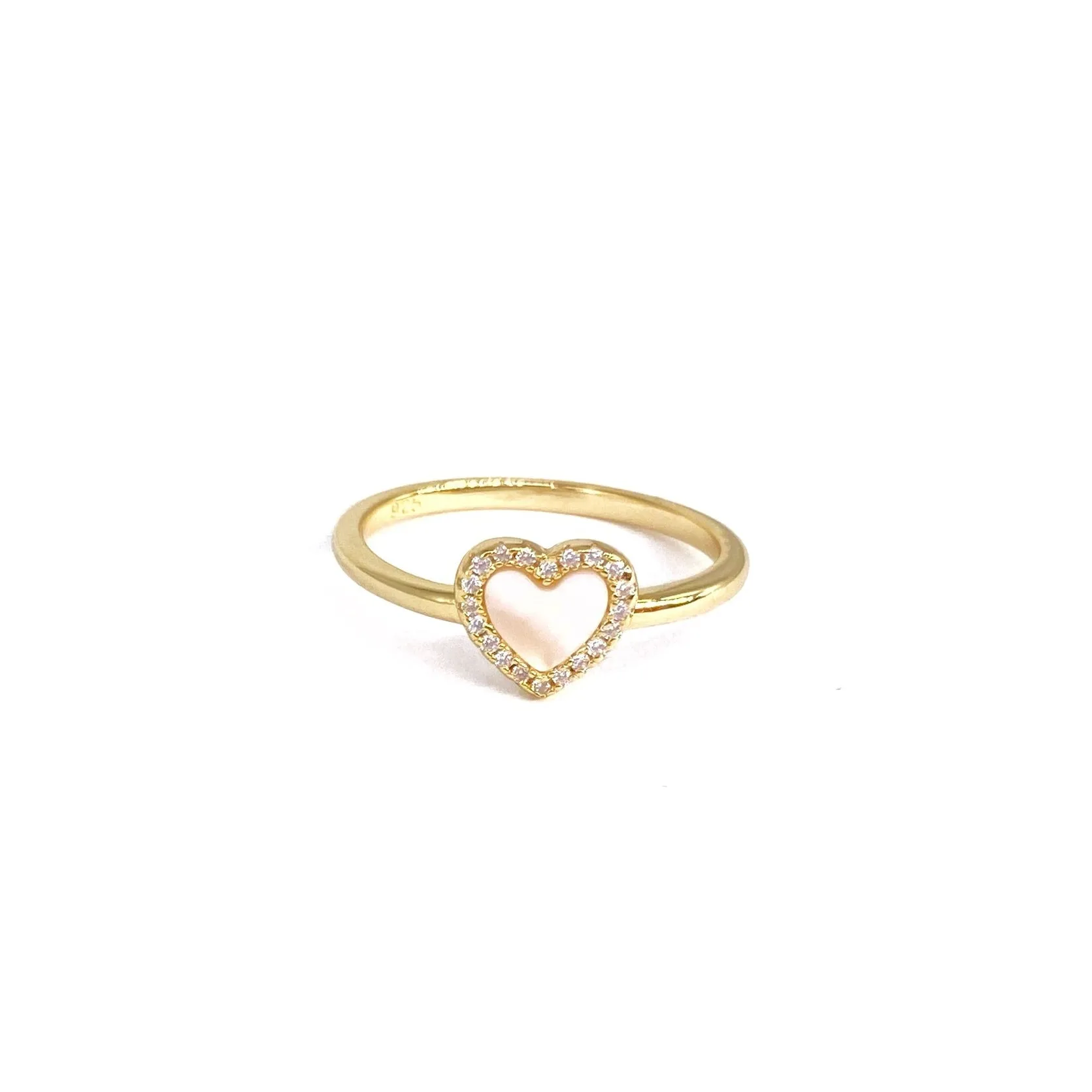 Stone Heart Ring