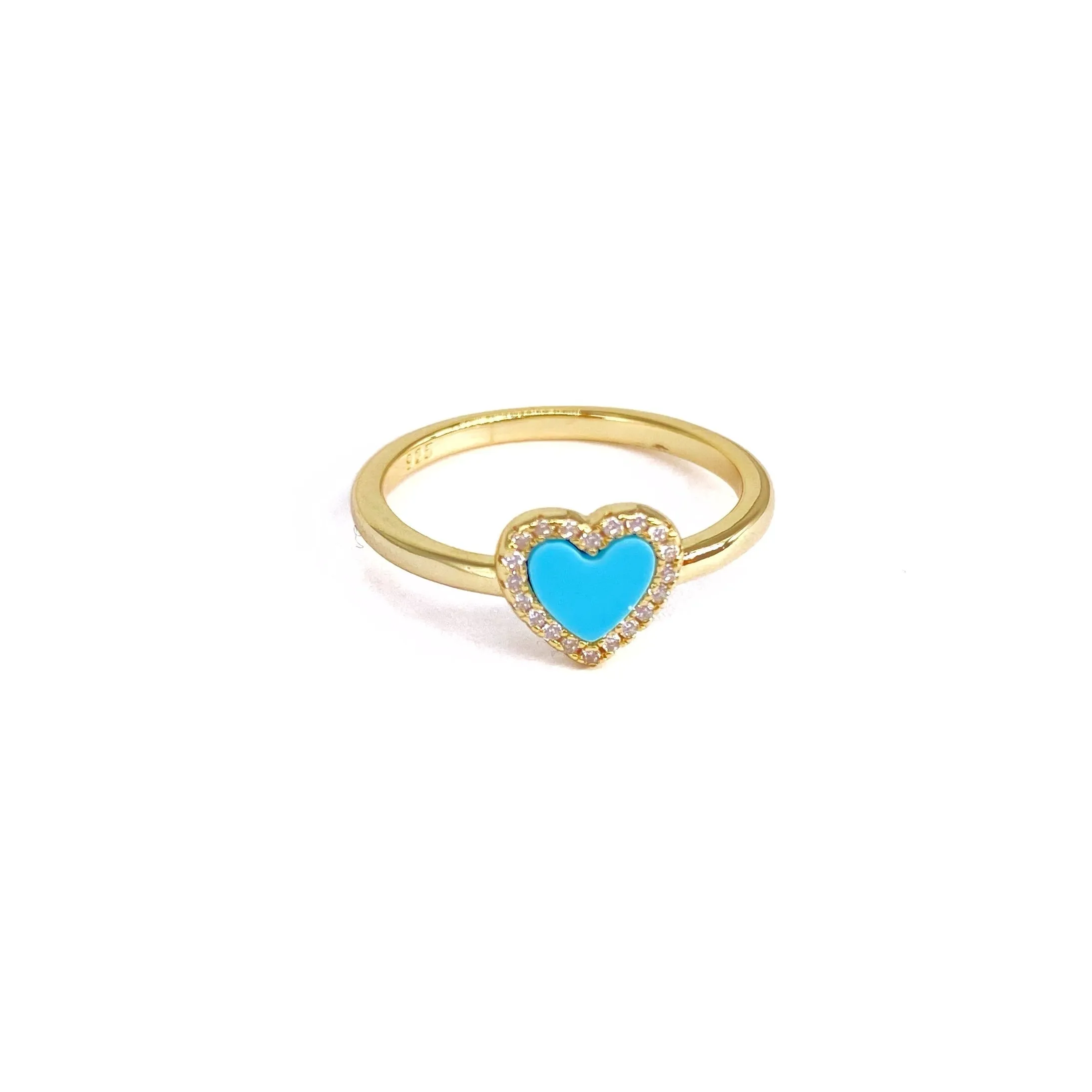 Stone Heart Ring