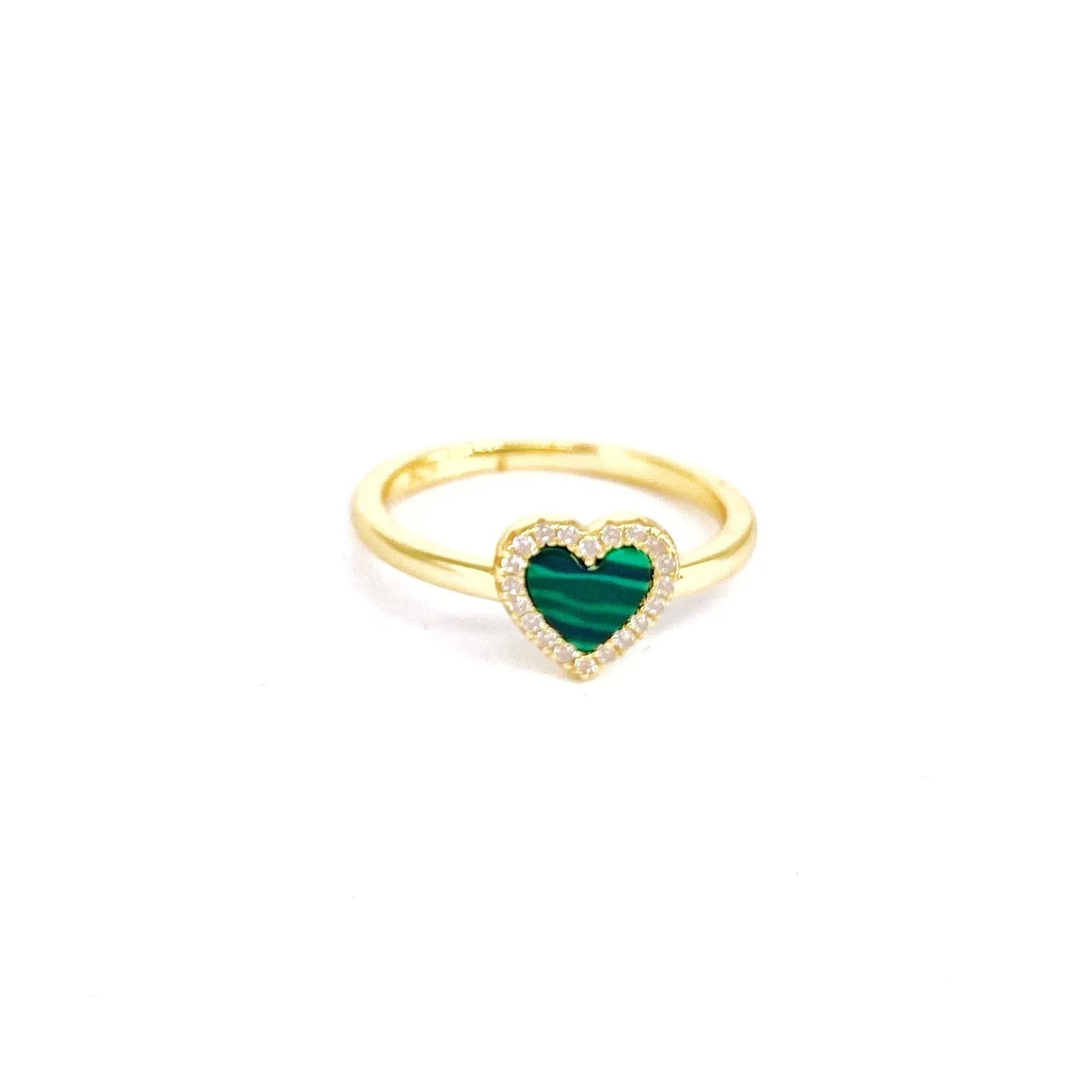 Stone Heart Ring