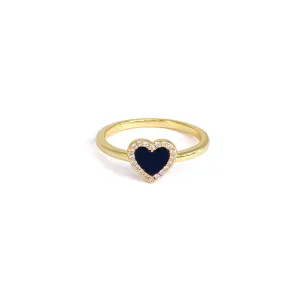 Stone Heart Ring