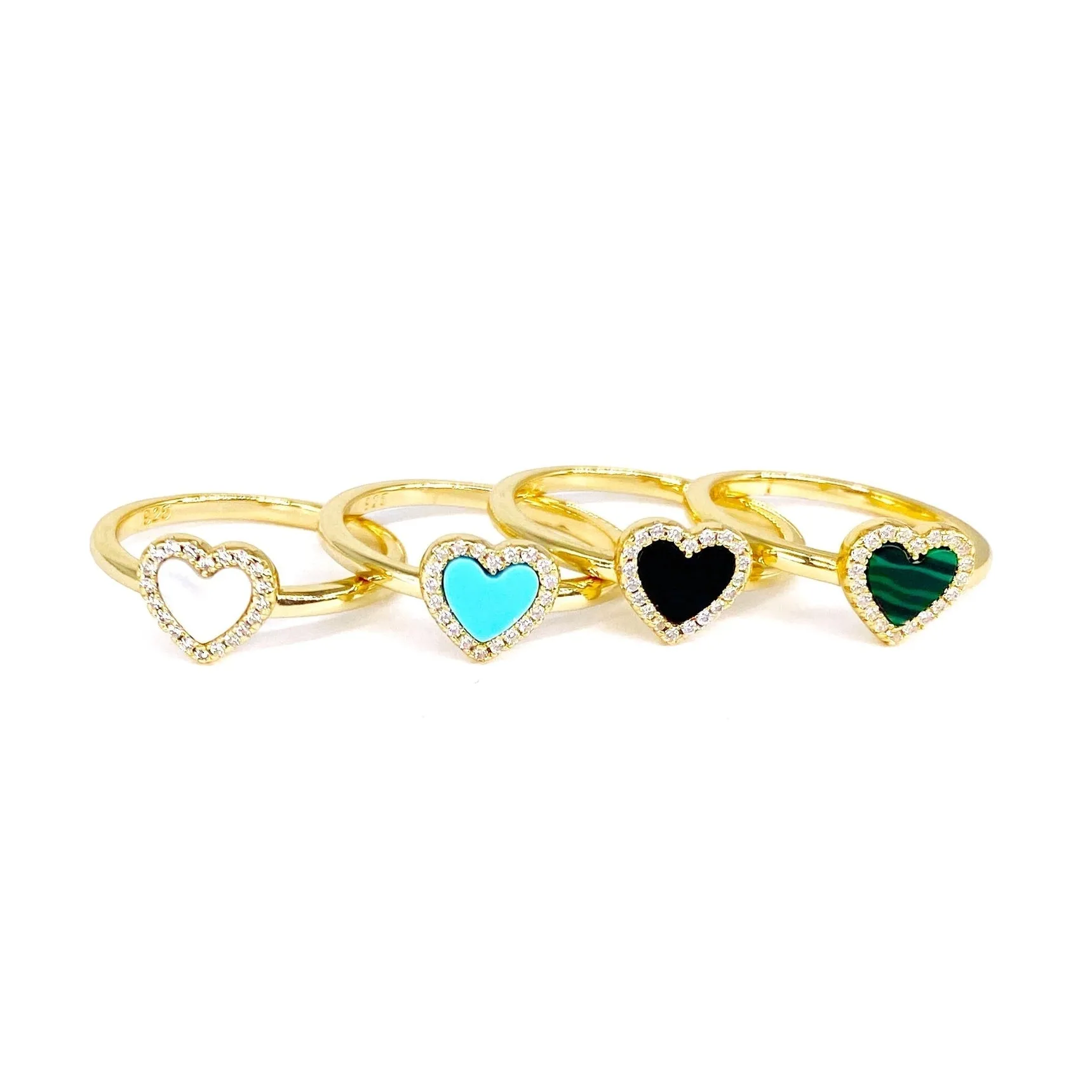 Stone Heart Ring