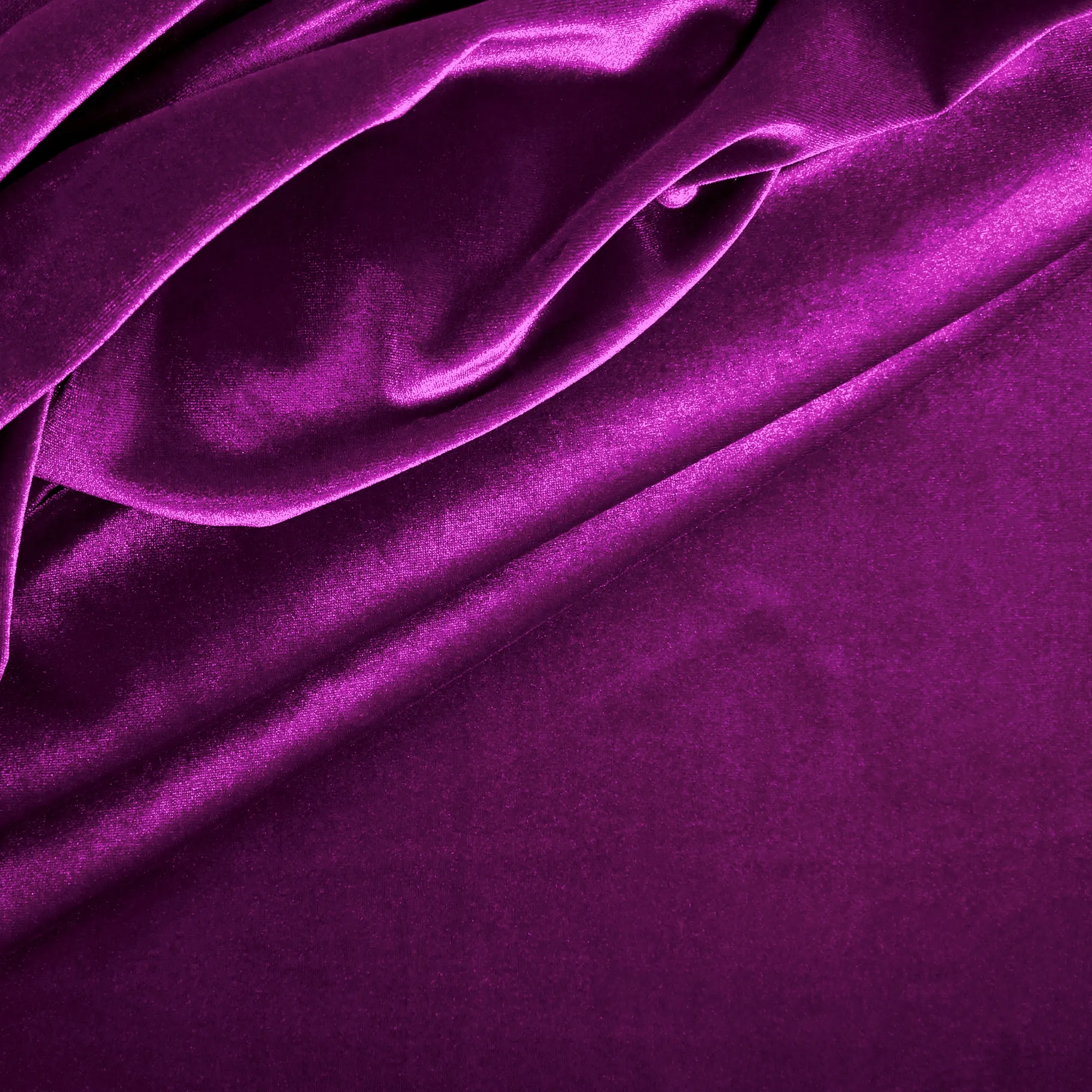 Stretch Velvet - Mulberry