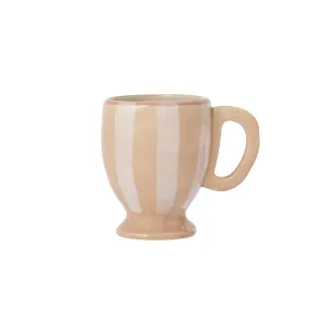 Striped Footed Mug
