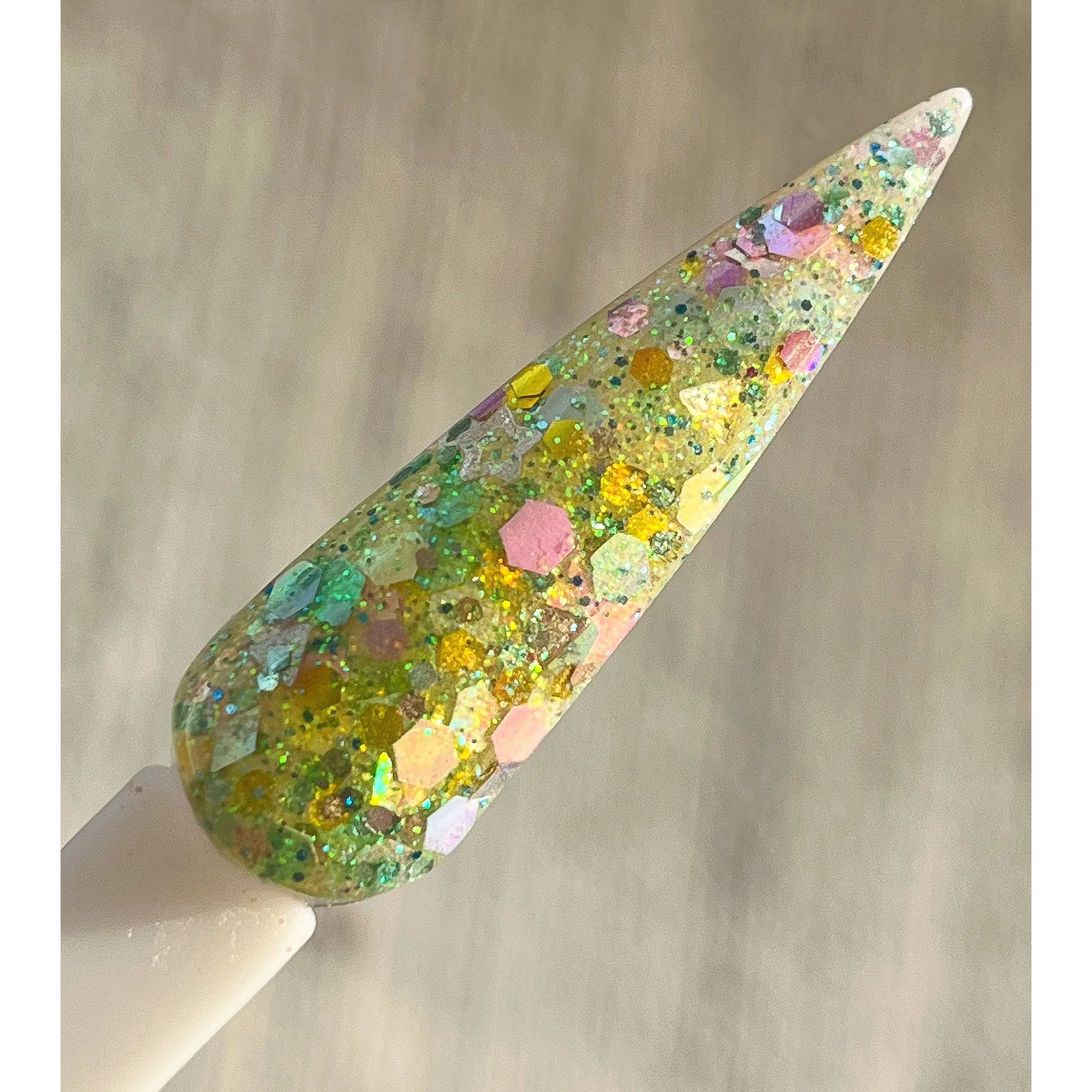 Summer Love, Glitter acrylic powder, best glitter acrylic powder, glitter acrylic powder for acrylic nails, glitter nail dip, glitter nail dipping powder, acrylic powder