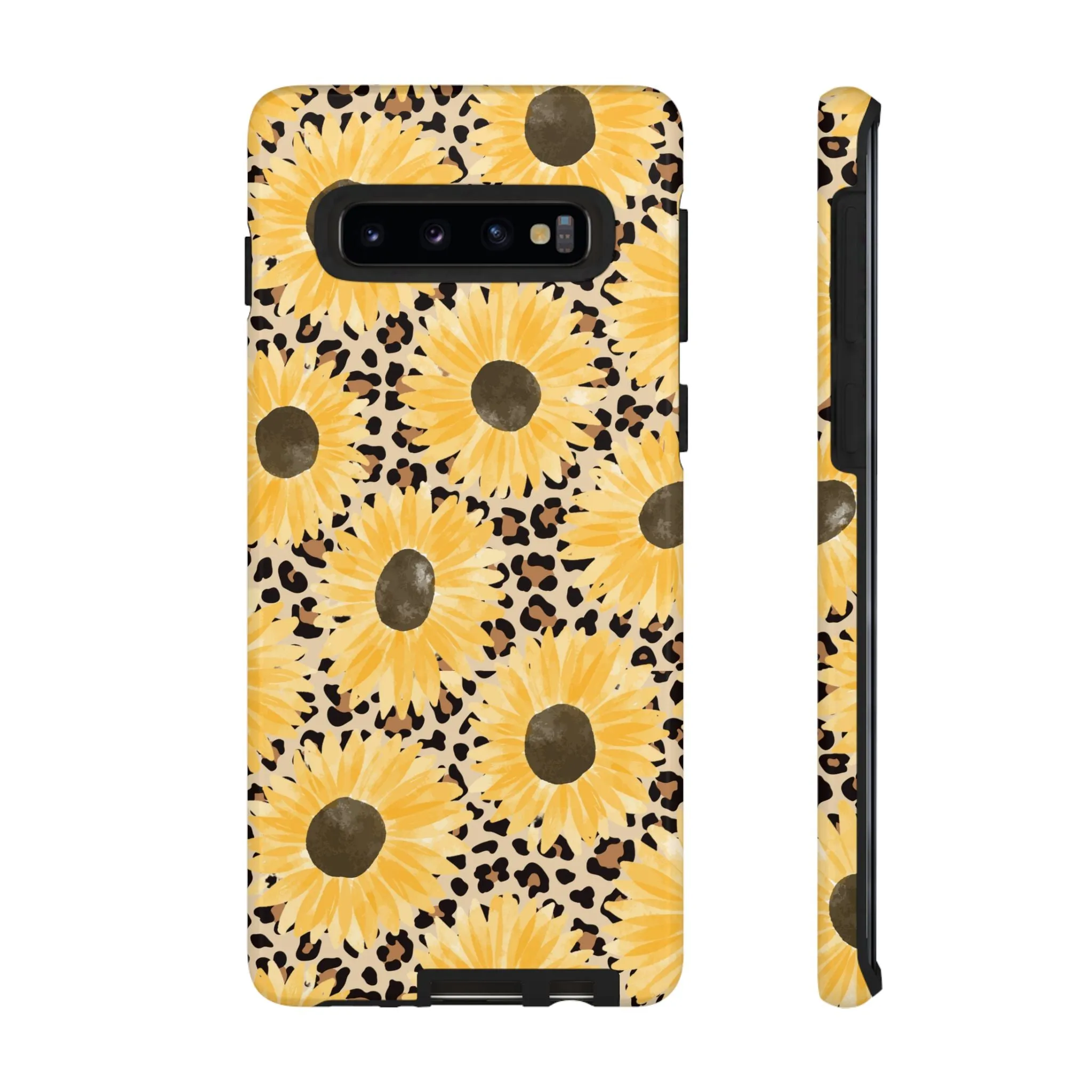 Sunflower Cheetah Tough Cell Phone Case - Various Styles/Sizes