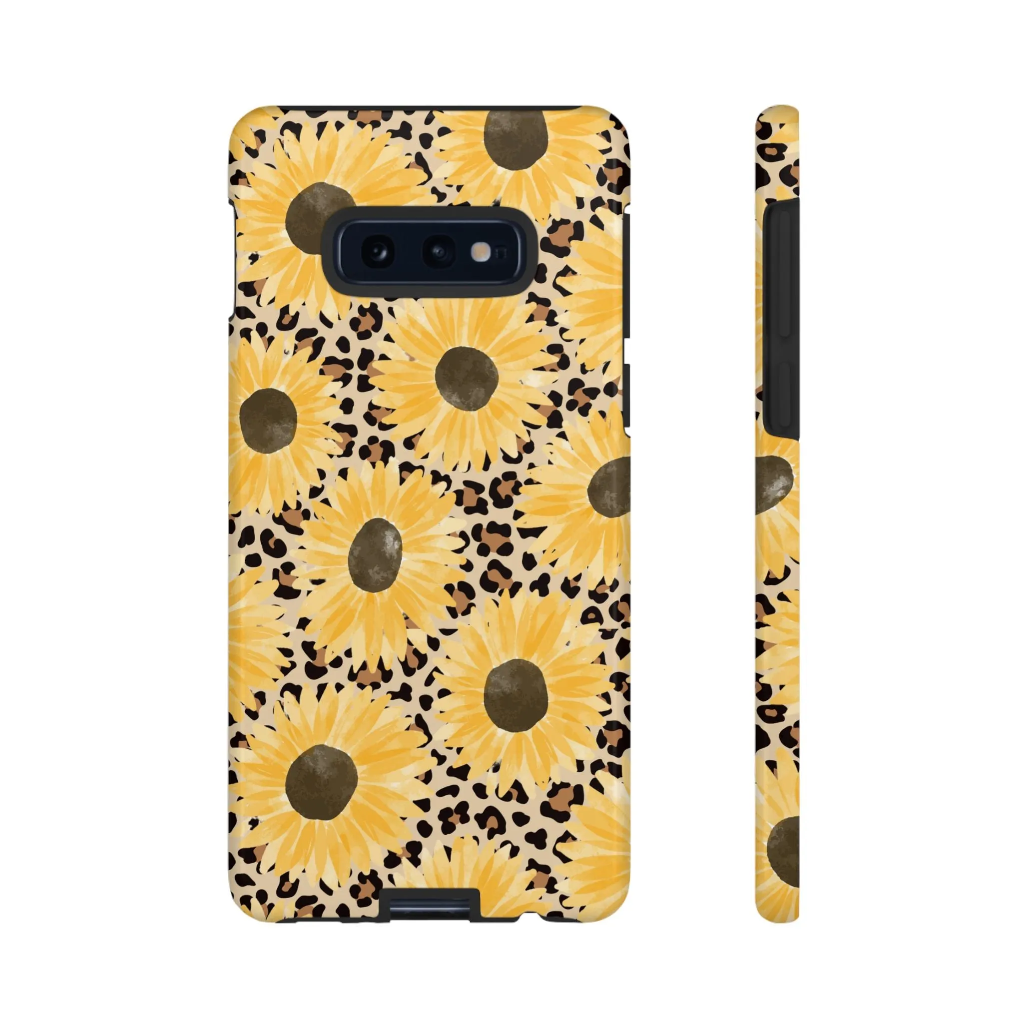Sunflower Cheetah Tough Cell Phone Case - Various Styles/Sizes