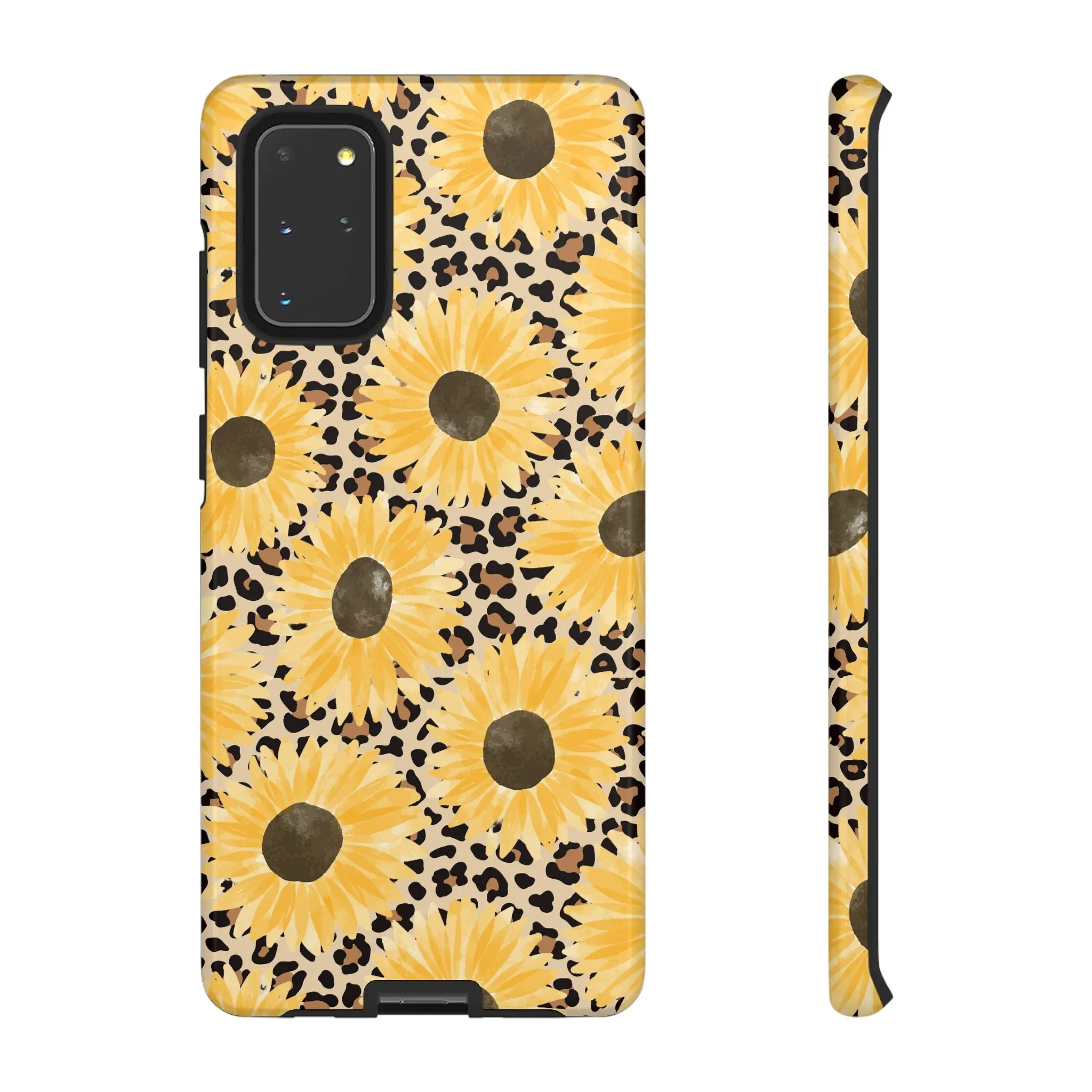 Sunflower Cheetah Tough Cell Phone Case - Various Styles/Sizes
