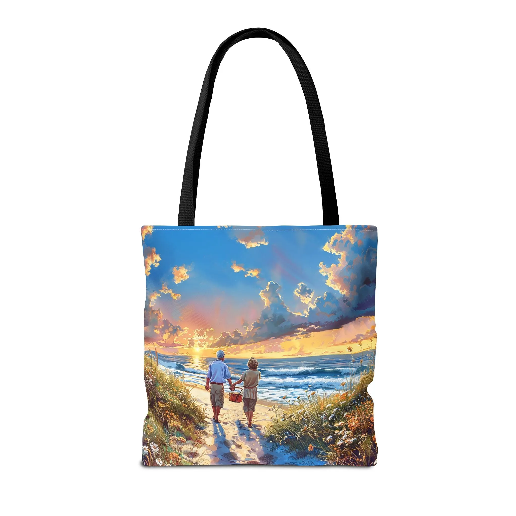 Sunrise to Sunset Memories Tote Bag - Carry Life's Beautiful Journey--Everywhere You Go! Available in 3 sizes.