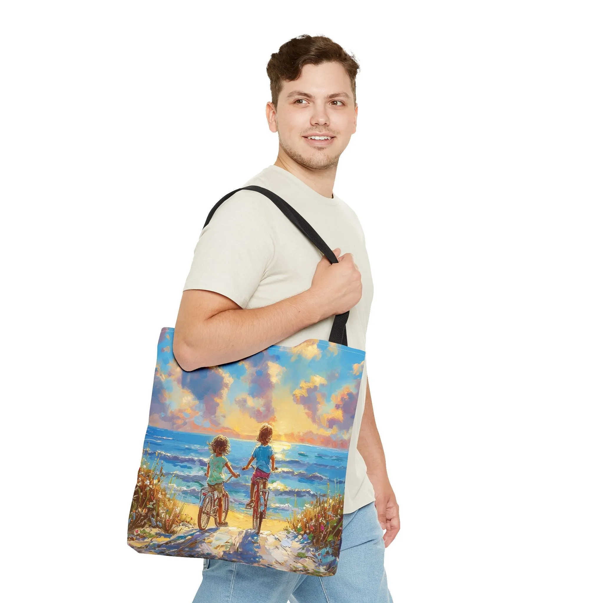Sunrise to Sunset Memories Tote Bag - Carry Life's Beautiful Journey--Everywhere You Go! Available in 3 sizes.