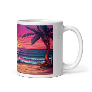 Sunset Sprites White Glossy Mug