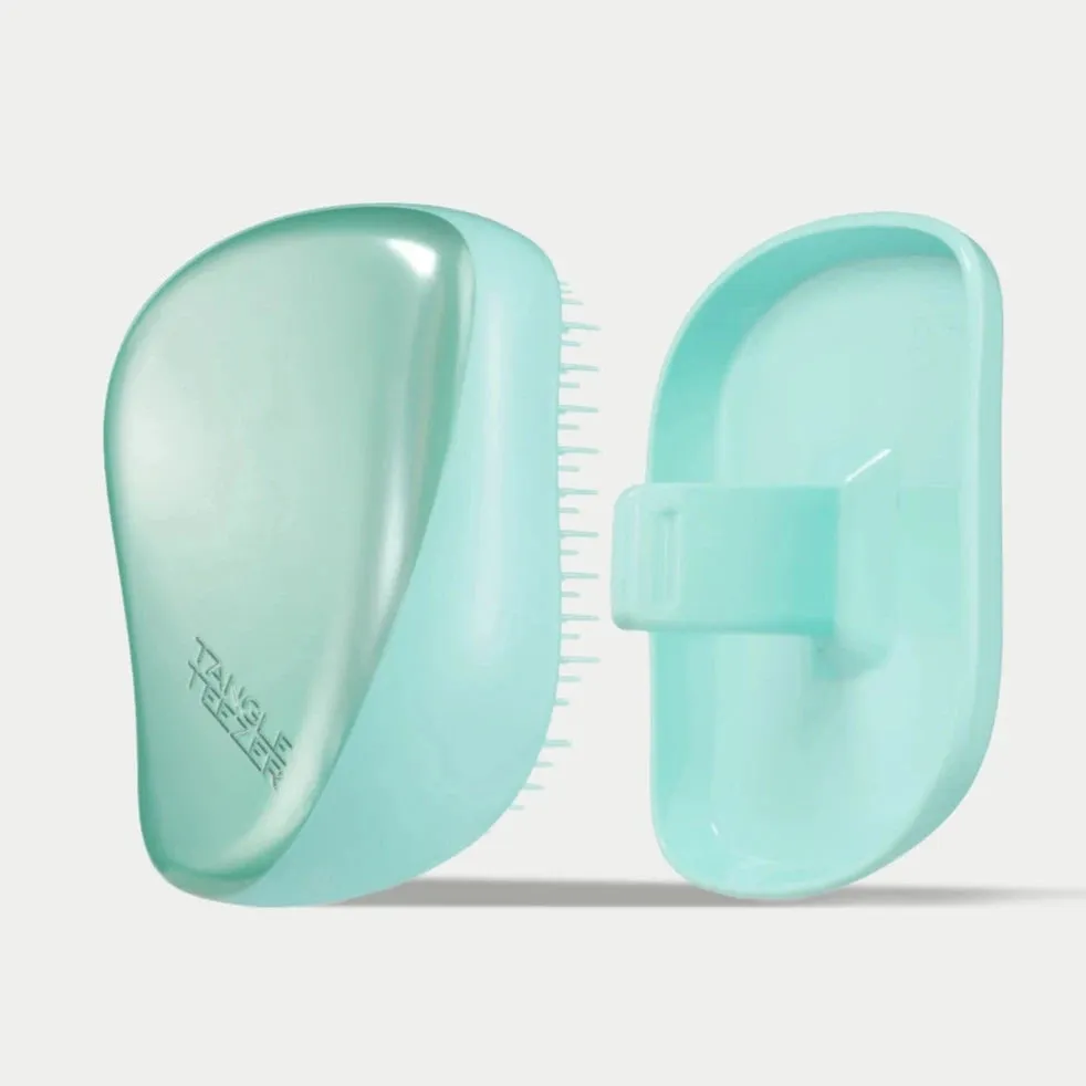 Tangle Teezer Compact Teal Matt Chrome