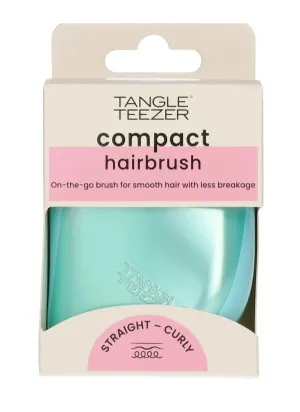 Tangle Teezer Compact Teal Matt Chrome