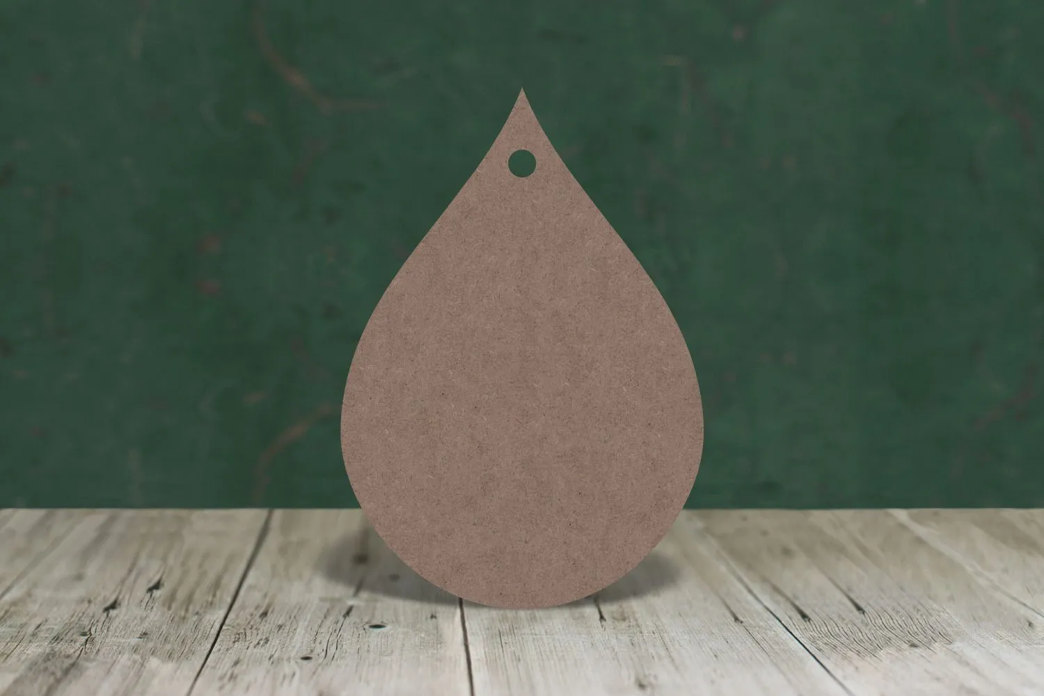 Teardrop raindrop - wooden craft shape - 2mm MDF