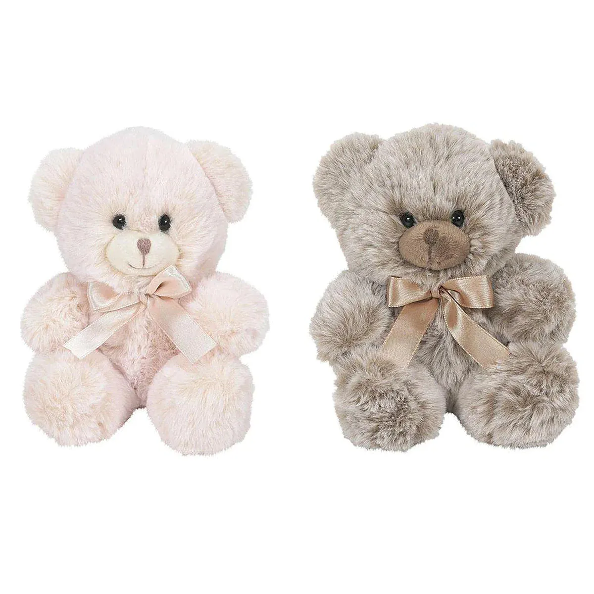 Teddy Bear w Satin Bow 2 Assorted