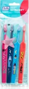 TePe Kids Extra Soft Toothbrush 4 pcs