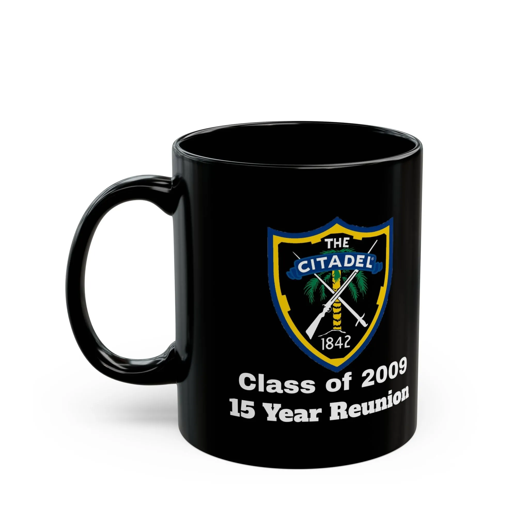 The Citadel, Citadel Shield, Class of 2009 15 Year Reunion, 11/15 Oz Black Mug