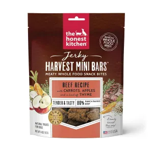 The Honest Kitchen Dog Jerky Harvest Mini Bars