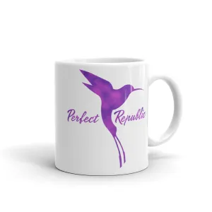 The Perfect Republic Hummingbird Mug (Purple-Clouds Edition)