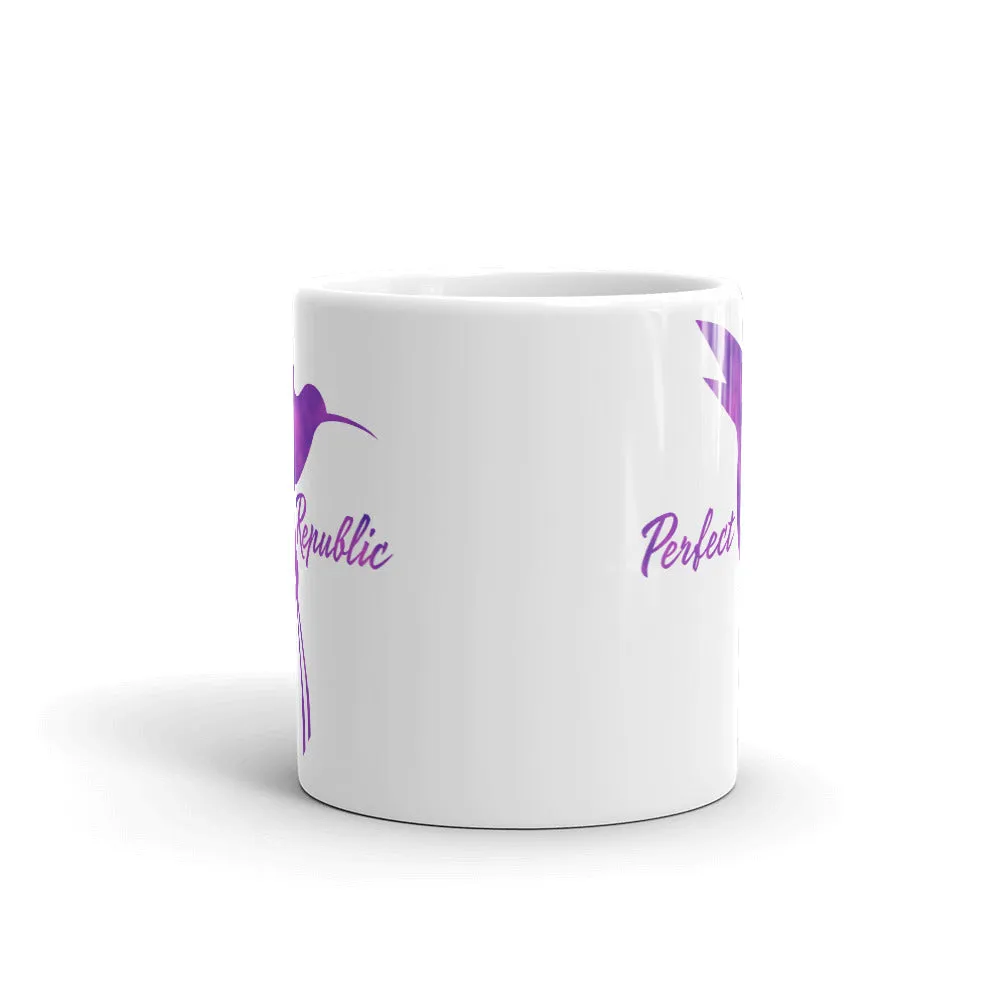 The Perfect Republic Hummingbird Mug (Purple-Clouds Edition)