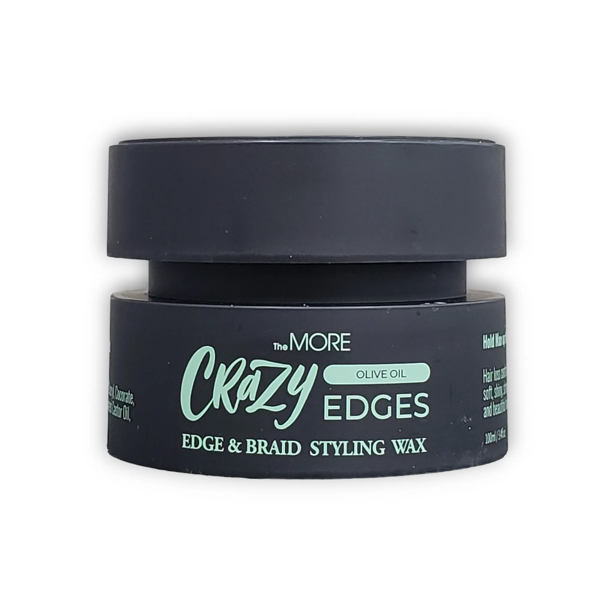TheMORE Crazy Edges Max Hold Edge & Braid Styling Wax (3.4 fl. oz. / 100mL)