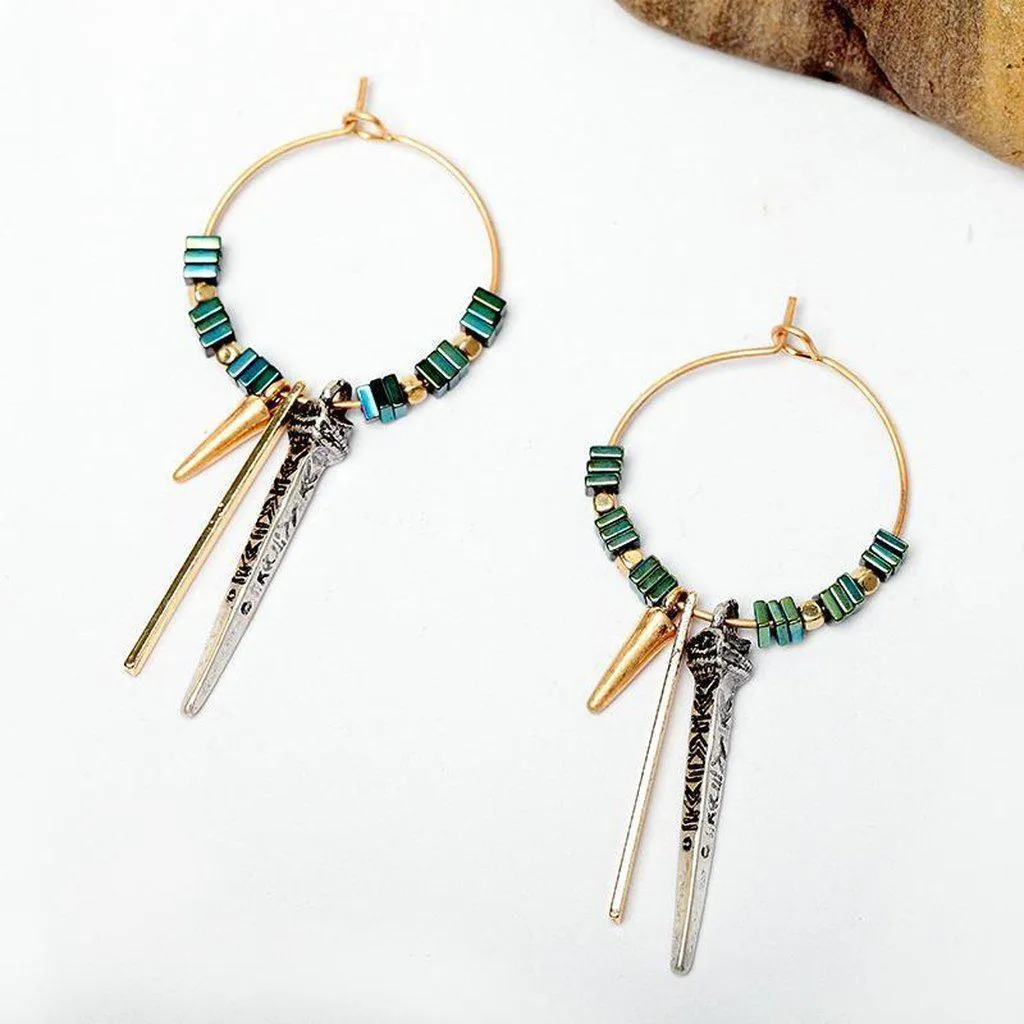Thera Stone Earrings