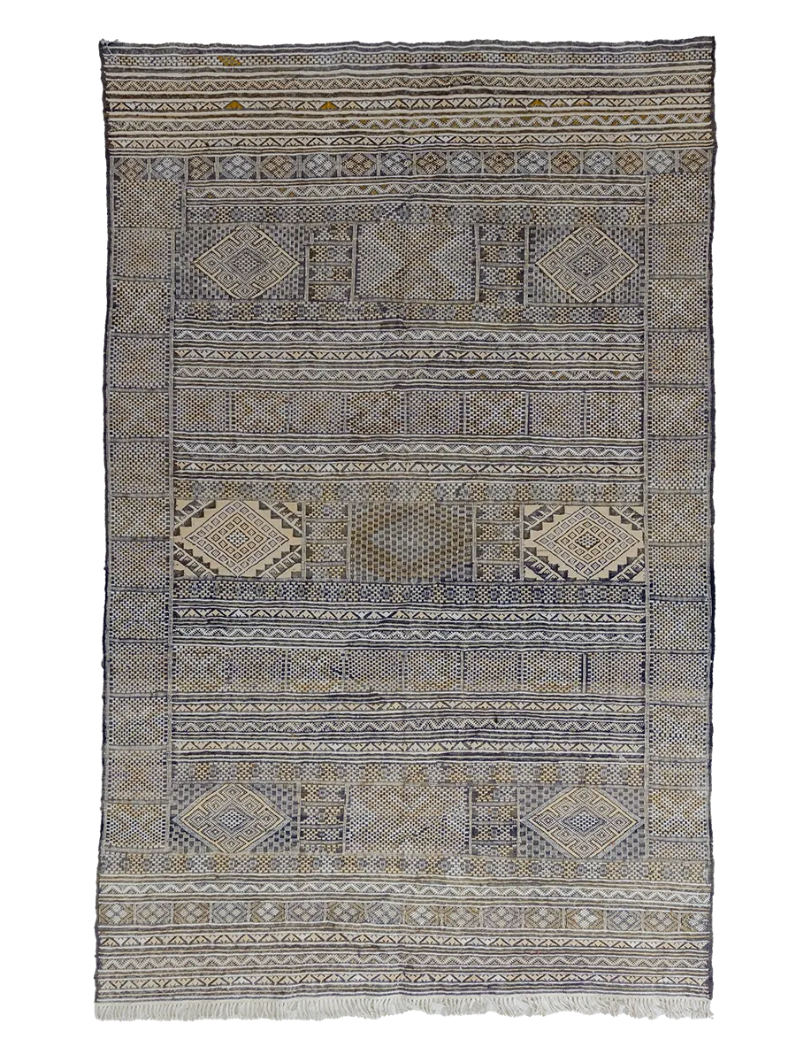 Tifelt Muted Slate Kilim