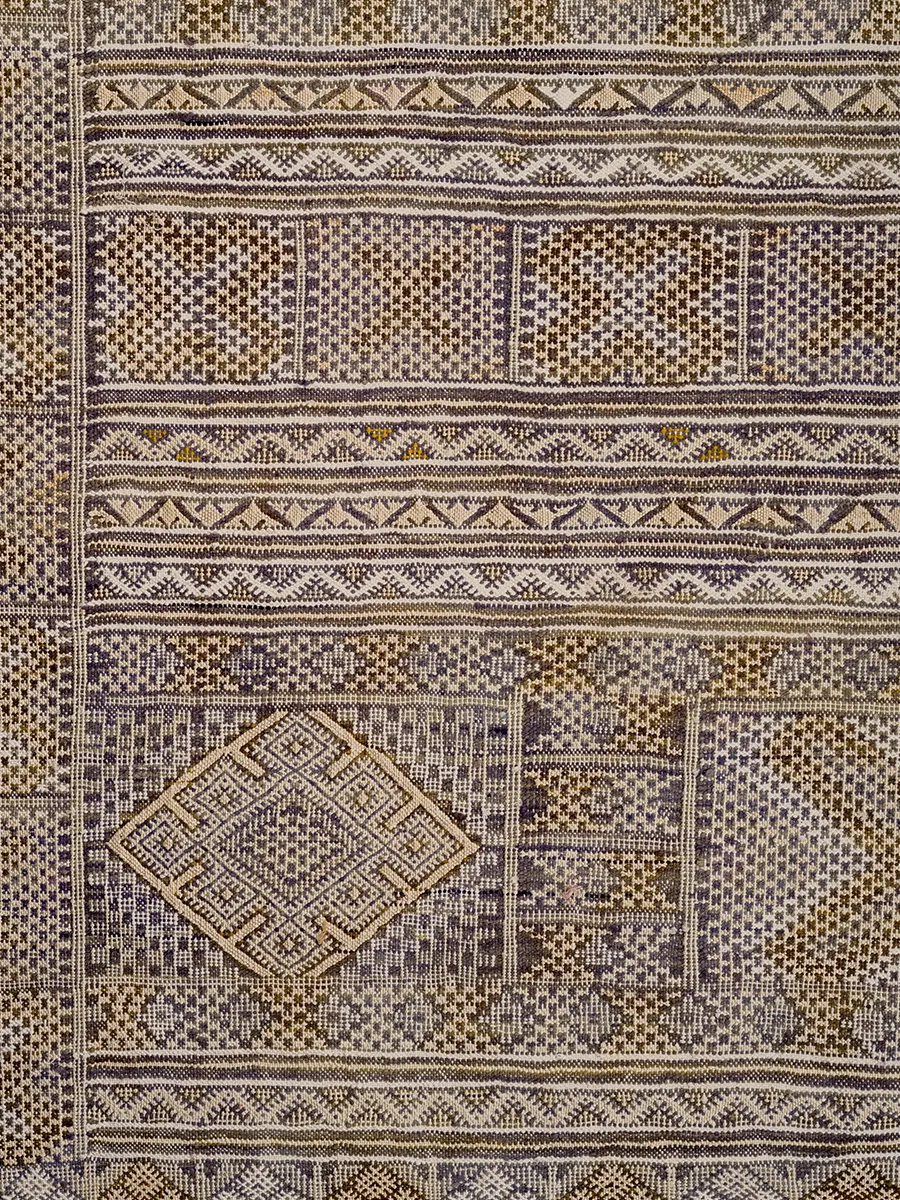 Tifelt Muted Slate Kilim