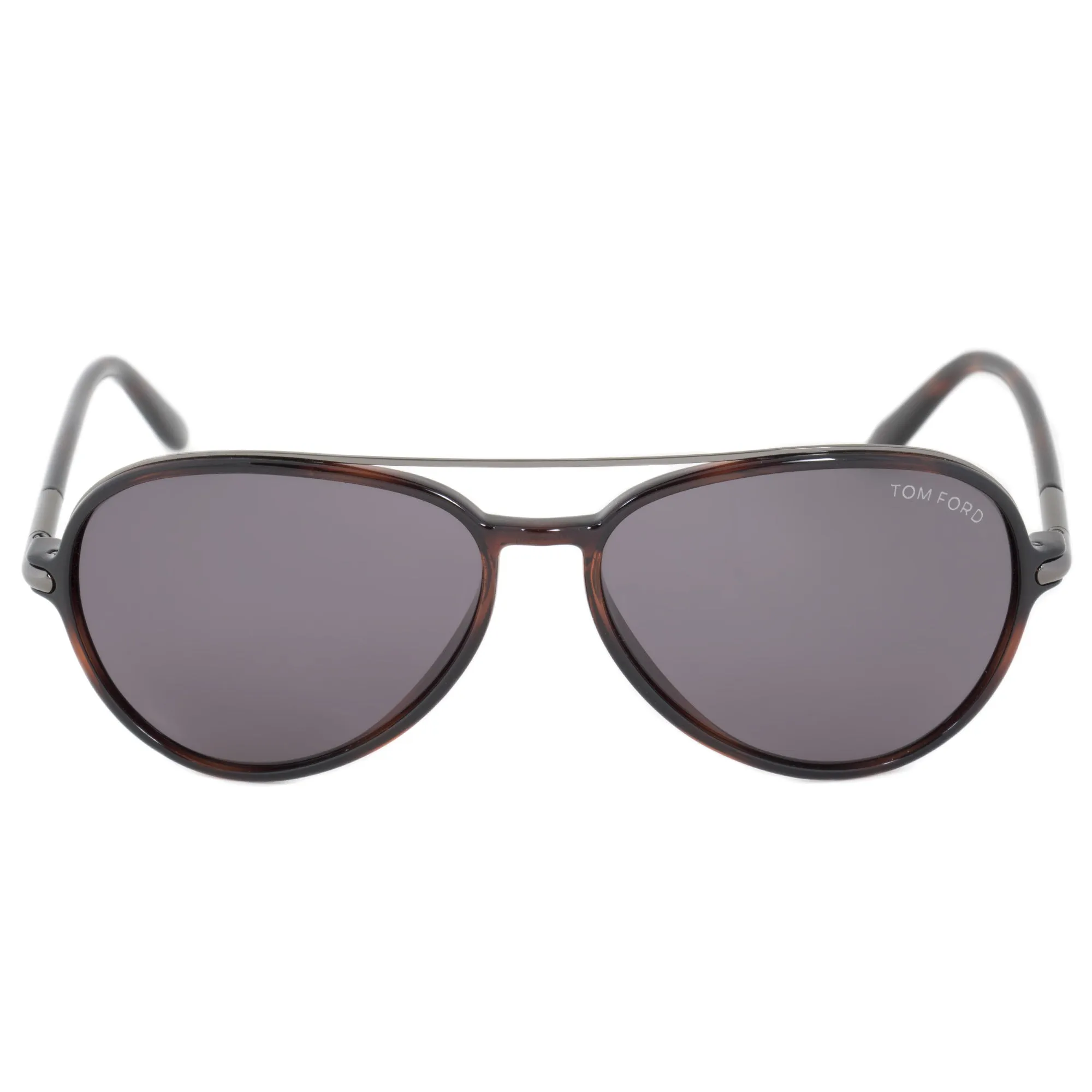 Tom Ford Ramone Men?s Aviator Sunglasses FT0149 54A 58 | Black Havana and Rhodium Frame | Dark Grey Lens