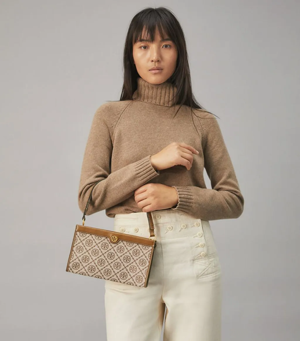 Tory Burch Hazel Monogram Jacquard Mini Pouchette - 82933