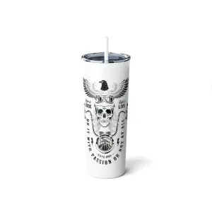 Tribute Tumbler - Skinny Steel Tumbler with Straw, 20oz - Sunshine Family