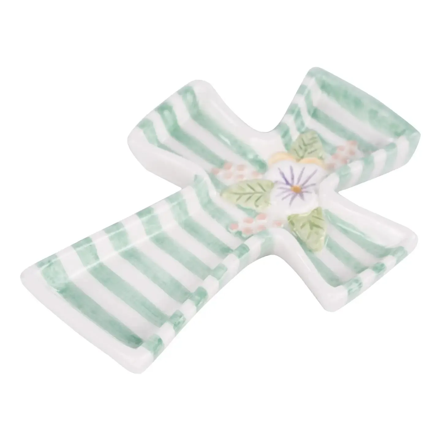 Trinket Tray- Floral Cross