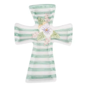 Trinket Tray- Floral Cross