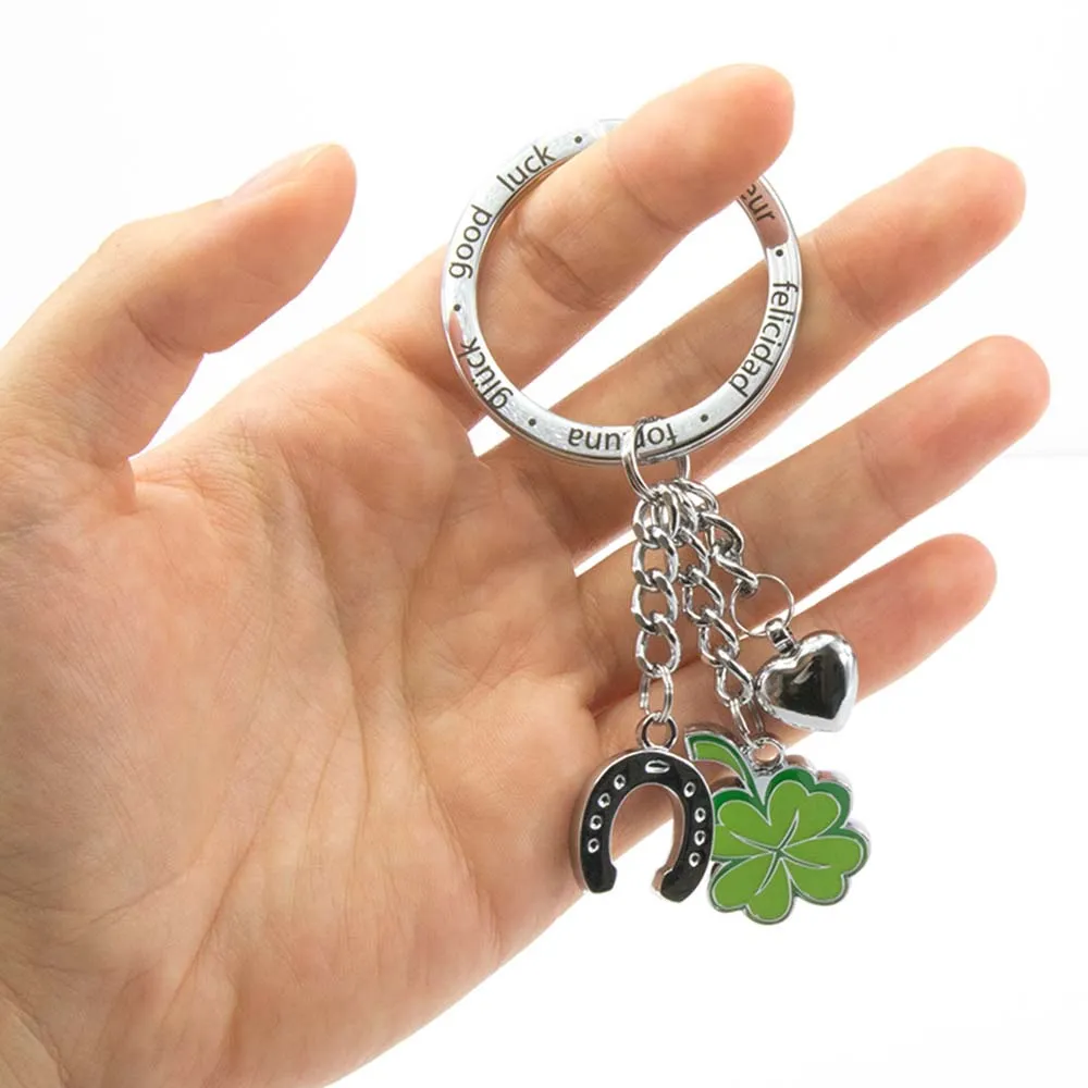 Troika Lucky Clover Keyring