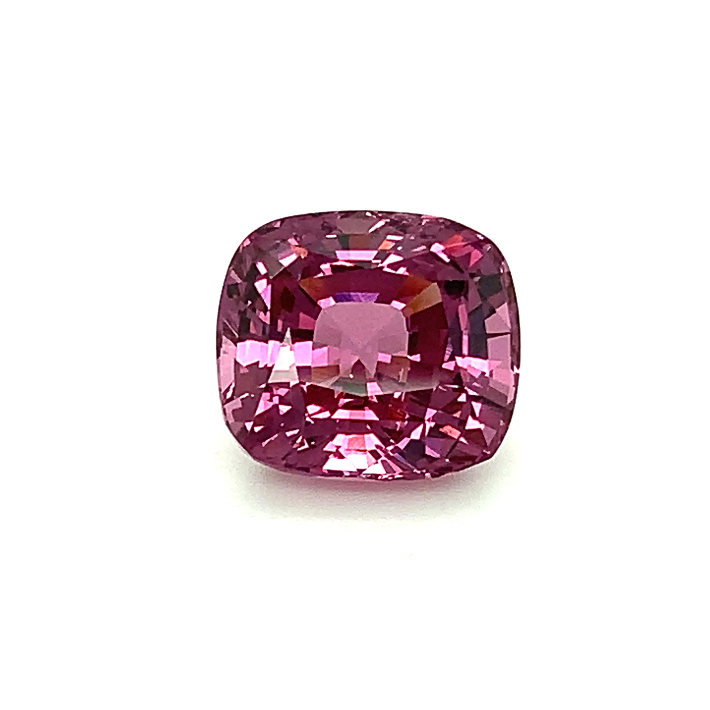 Unheated 10.21 Ct. Pink Purple Spinel, GIA, Unset Necklace Enhancer Gemstone