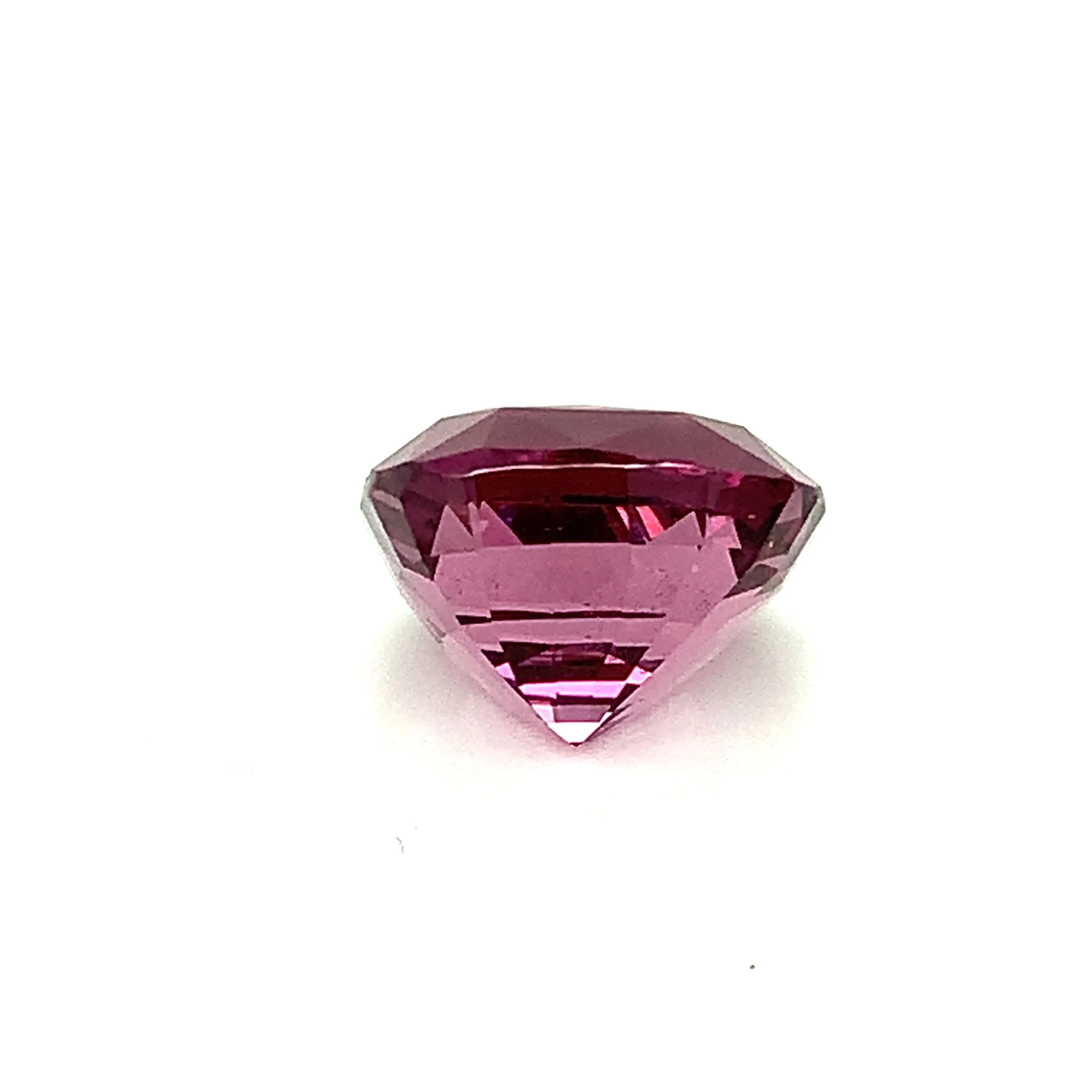 Unheated 10.21 Ct. Pink Purple Spinel, GIA, Unset Necklace Enhancer Gemstone