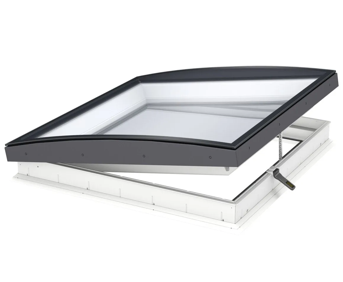 VELUX CVU INTEGRA® Electric Curved Glass Rooflight Package with Triple Glazed Base (New Generation)